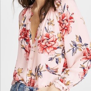 Joie Corsen Silk Blouse - Rosewater